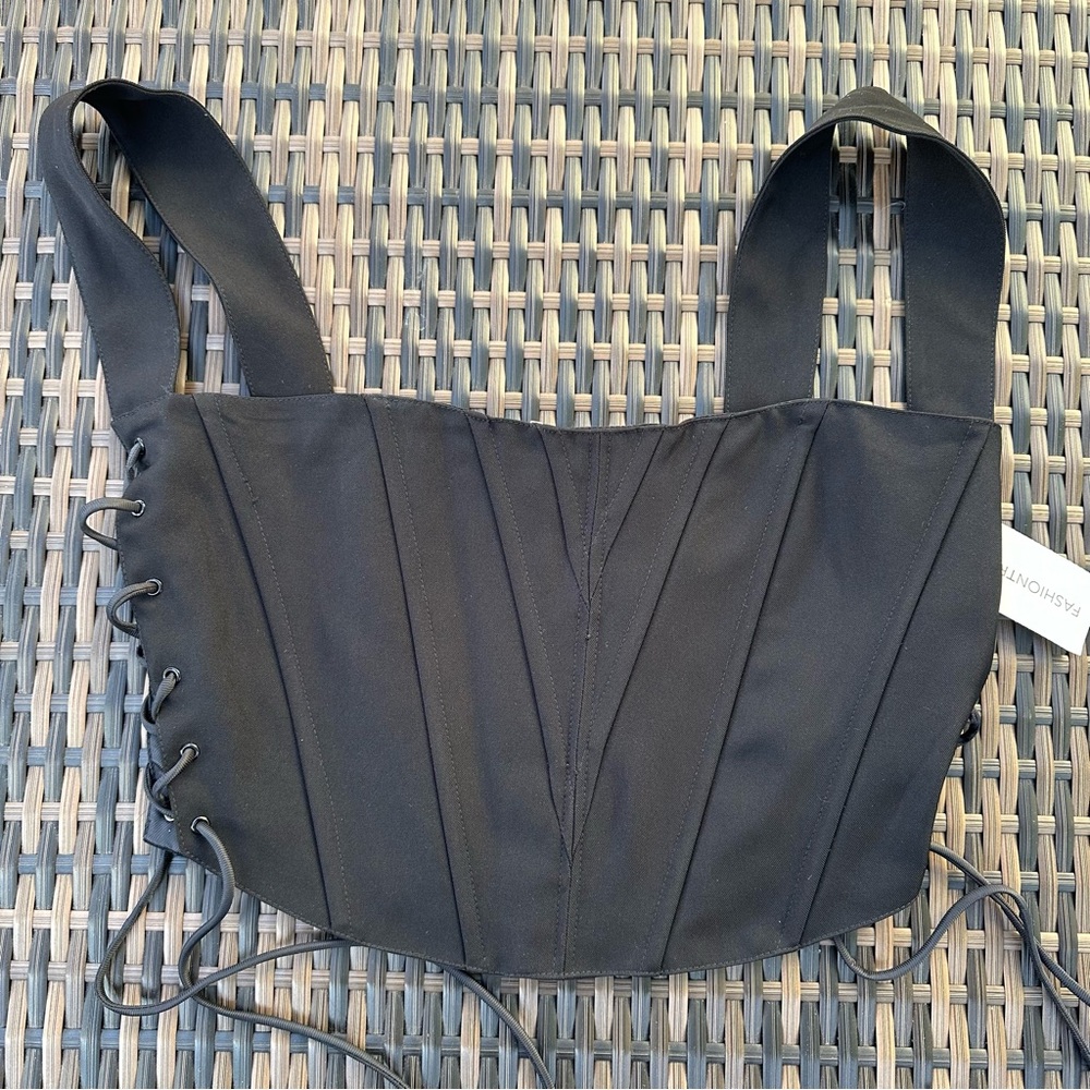 Corset Top New Black
